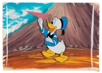 Lot #1123 Donald Duck production cel from the Disneyland TV Show - Image 1