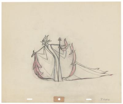 Lot #1126 Maleficent production drawing from Sleeping Beauty - Image 1