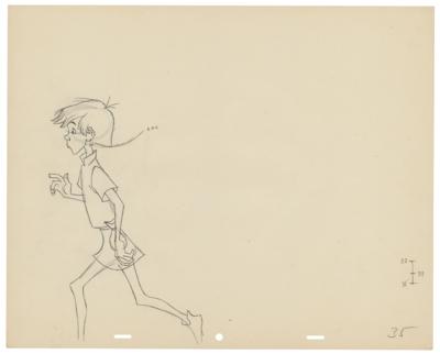 Lot #1133 Wart/King Arthur production drawing from The Sword in the Stone