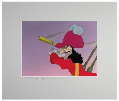 Lot #1158 Captain Hook limited edition cel from Peter Pan's 60th Anniversary - Image 1