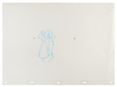 Lot #1145 Ariel and Eric production drawing from The Little Mermaid - Image 1