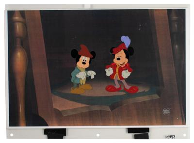 Lot #1022 Mickey Mouse production cels from The Prince and the Pauper - Image 1
