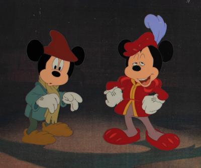 Lot #1022 Mickey Mouse production cels from The Prince and the Pauper - Image 2