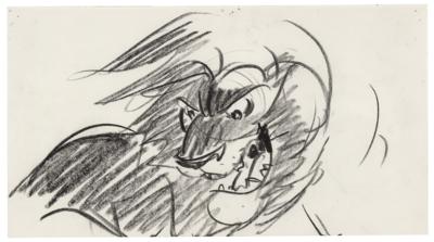 Lot #1151 Mufasa production storyboard drawing from Lion King - Image 1