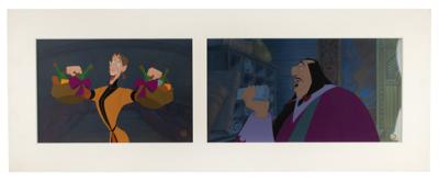 Lot #1027 Ratcliffe and Wiggins production master backgrounds and special cels from Pocahontas - Image 1