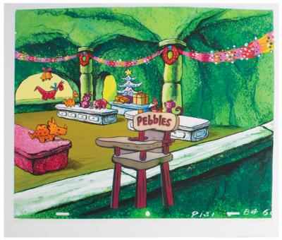 Lot #1191 Pebbles production cel from The Flintstones - Image 3