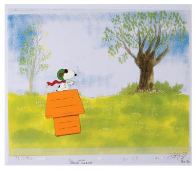 Lot #1198 Snoopy production cel from a MetLife Commercial - Image 1