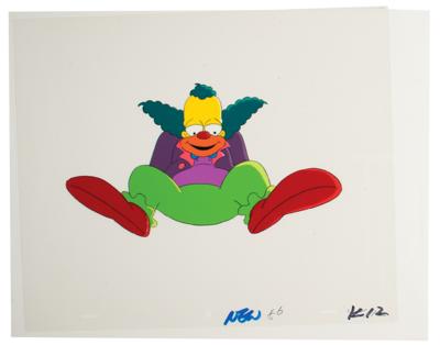 Lot #1202 Krusty the Clown production cel from The Simpsons - Image 1