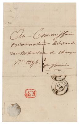 Lot #444 Etienne Macdonald Autograph Letter Signed - Image 2