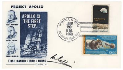 Lot #520 Michael Collins Signed Cover