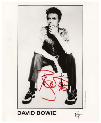 Lot #738 David Bowie Signed Photograph