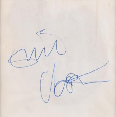 Lot #741 Eric Clapton Signature - Image 2