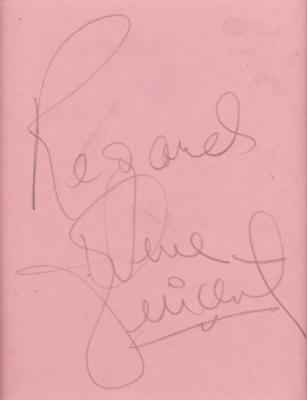 Lot #751 Gene Vincent Signature - Image 2