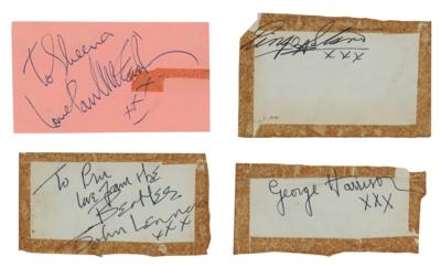 Lot #691 Beatles Signatures