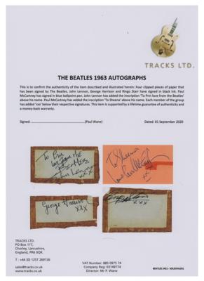 Lot #691 Beatles Signatures - Image 2