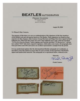 Lot #691 Beatles Signatures - Image 3