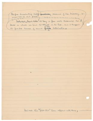 Lot #213 Howard Carter Hand-Annotated Chapter Typescript for The Tomb of Tutankhamun - Image 12