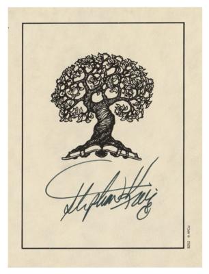 Lot #651 Stephen King Signature