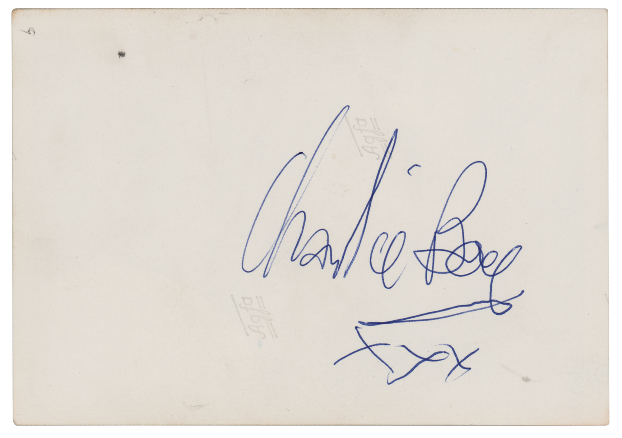Lot #697 Rolling Stones: Charlie Watts Signed Photograph
