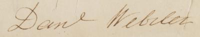 Lot #386 Daniel Webster Signed Check - Image 3