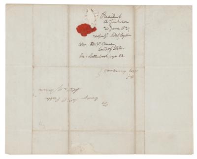 Lot #11 Andrew Jackson Letter Signed as President - Image 3