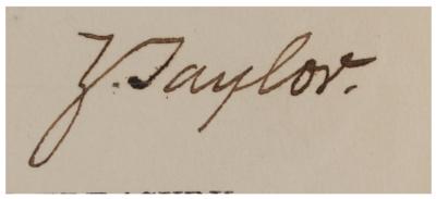 Lot #20 Zachary Taylor Document Signed as President - Image 3