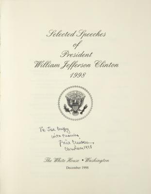 Lot #85 Bill Clinton Signed Book - Image 2