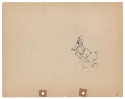 Lot #1069 Donald Duck production drawing from The