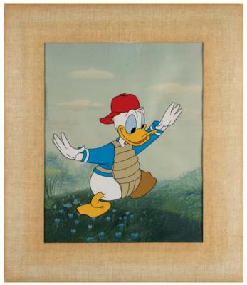 Lot #1119 Donald Duck production cel from a Disneyland television show - Image 1
