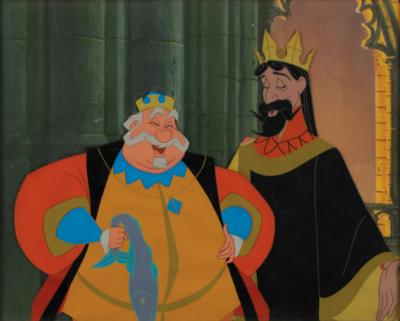 Lot #1128 King Hubert and King Stefan production cels from Sleeping Beauty - Image 1