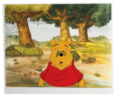 Lot #1137 Winnie the Pooh production cel from a Disney television cartoon - Image 1