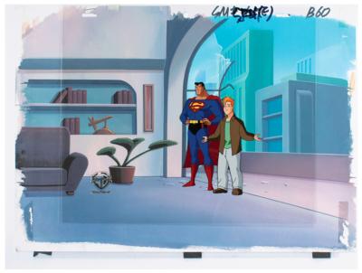 Lot #1181 Superman and Jimmy Olsen production cels from Superman: The Animated Series - Image 1
