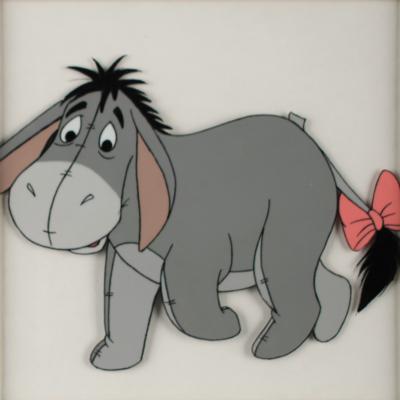 Lot #1140 Eeyore, Piglet, and Tigger production cels for The New Adventures of Winnie the Pooh - Image 2