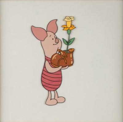Lot #1140 Eeyore, Piglet, and Tigger production cels for The New Adventures of Winnie the Pooh - Image 3