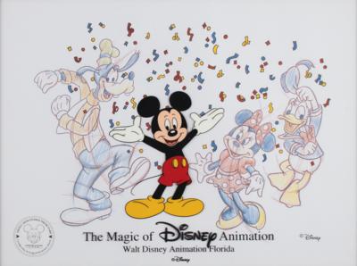 Lot #1153 70 Years with Mickey Mouse limited edition cel from the Disney-MGM Studios Theme Park - Image 1