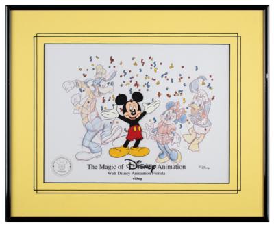 Lot #1153 70 Years with Mickey Mouse limited edition cel from the Disney-MGM Studios Theme Park - Image 2