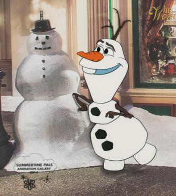 Lot #1159 Olaf limited edition cel for Summertime Pals - Image 2