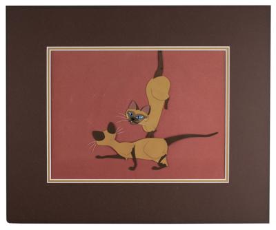 Lot #1007 Si and Am production cels from Lady and the Tramp - Image 1