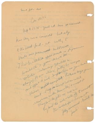 Lot #44 John F. Kennedy Hand-Corrected Thesis Draft, Harvard Yearbook, and Signed Letter - Image 8