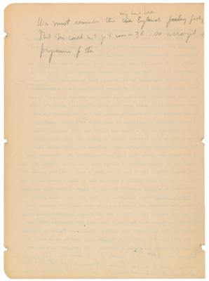 Lot #44 John F. Kennedy Hand-Corrected Thesis Draft, Harvard Yearbook, and Signed Letter - Image 6