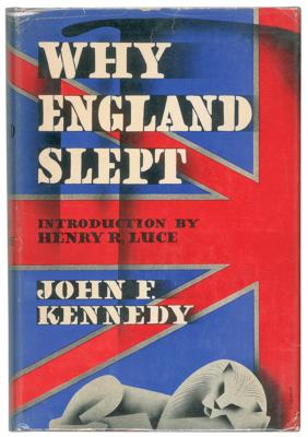 Lot #45 John F. Kennedy (3) Signed Items: First Edition of Why England Slept, ALS, and TLS - Image 2