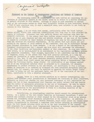 Lot #52 John F. Kennedy Typed Letter Signed on Sen. Joe McCarthy - Image 3