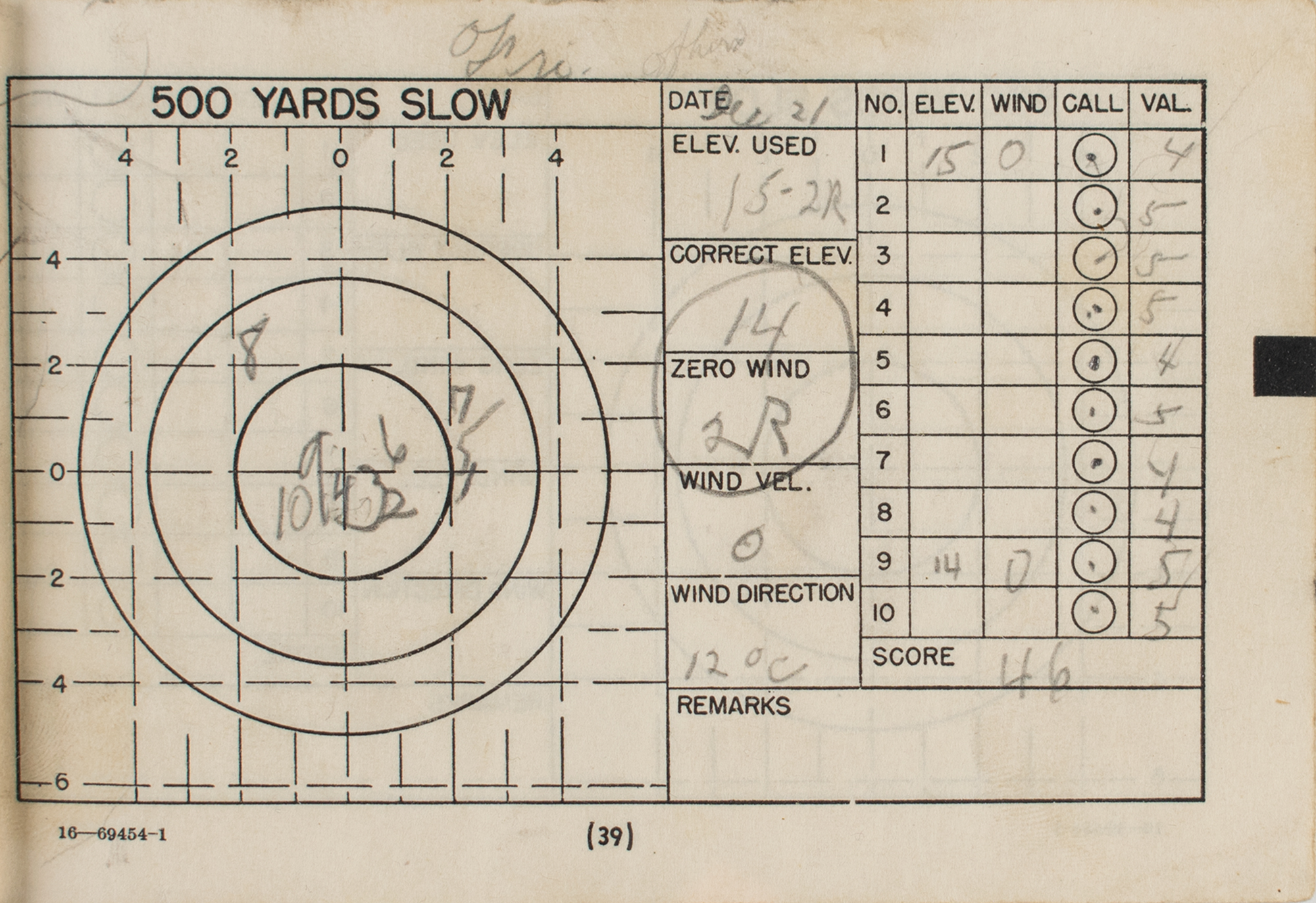 Lot #220 Lee Harvey Oswald’s US Marine Corps Rifle Score Book (Warren Commission Exhibit No. 239) - Image 2