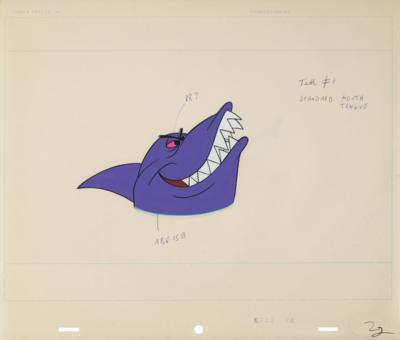 Lot #1048 Tom, Jerry, and Shark (58) production cels and matching drawings from Cannery Rodent - Image 2