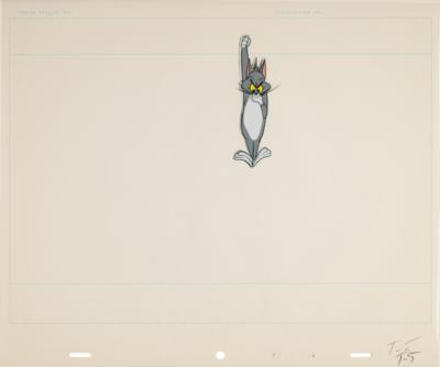 Lot #1048 Tom, Jerry, and Shark (58) production cels and matching drawings from Cannery Rodent - Image 4