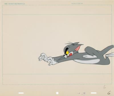 Lot #1046 Tom and Jerry (10) production cels and matching drawings from a Tom and Jerry cartoon