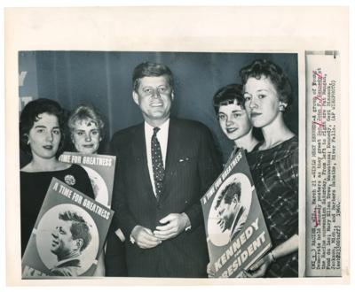 Lot #61 John F. Kennedy Archive of (377) Wire Photos - Image 2