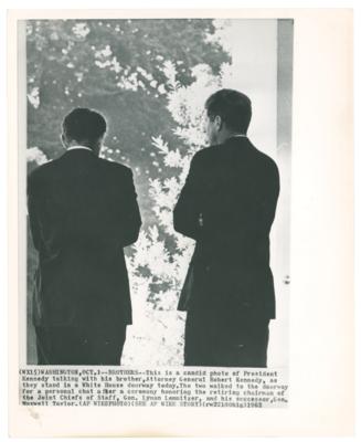 Lot #61 John F. Kennedy Archive of (377) Wire Photos - Image 14