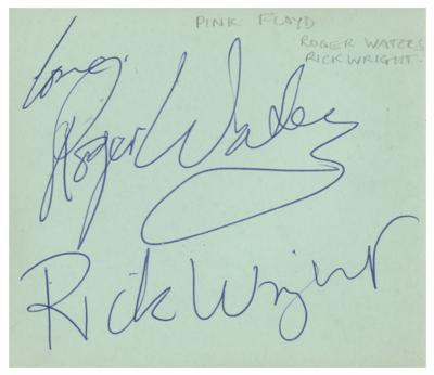 Lot #4147 Pink Floyd 1967 Signatures with Syd Barrett from Jimi Hendrix Fall UK tour - Image 2