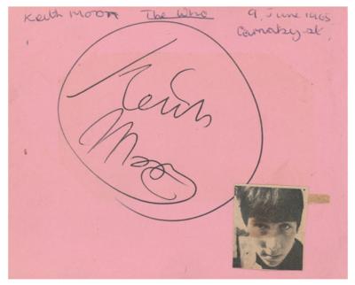 Lot #4115 The Who (7 total) Signatures with The Byrds from Ready Steady Go! - Image 1